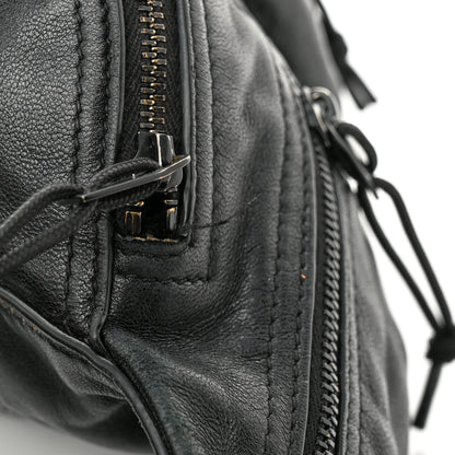 Saint Laurent Lambskin Logo Ripstop Body Belt Bag Black 12 of 12