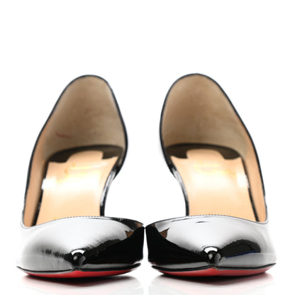 Christian Louboutin Patent Iriza 70 Pumps 37 Black 2 of 10