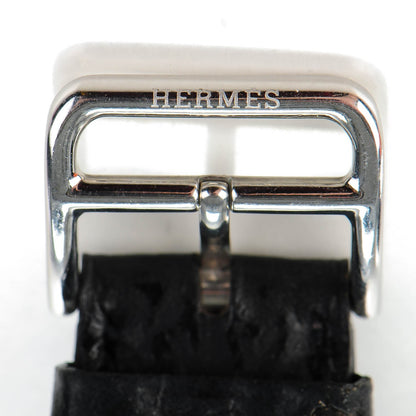 Hermes Stainless Steel Epsom 41mm Clipper Chronograph Quartz Watch Noir 4 of 7