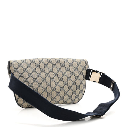 Gucci GG Supreme Monogram Belt Bag Navy 2 of 9