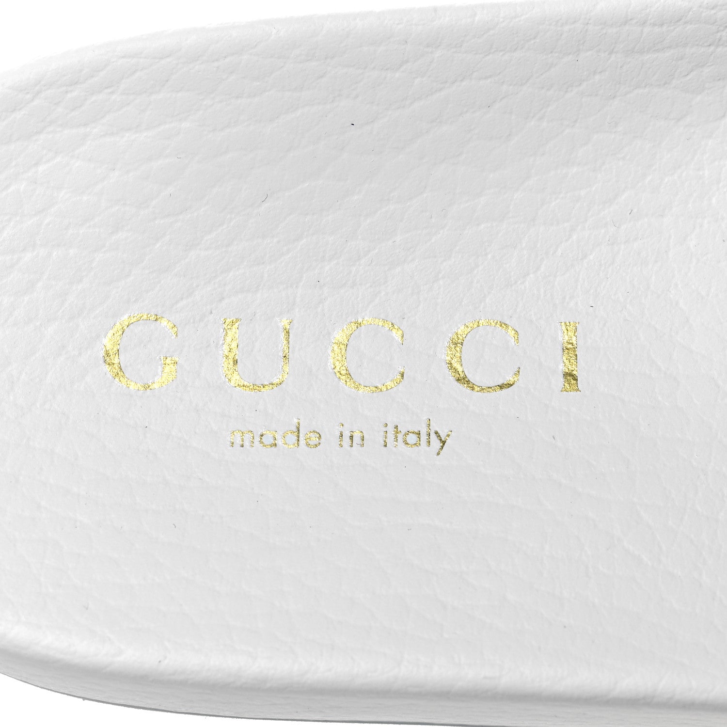 Gucci X PALACE Rubber Mens Slide Sandals 8 Great White Green Red 7 of 8