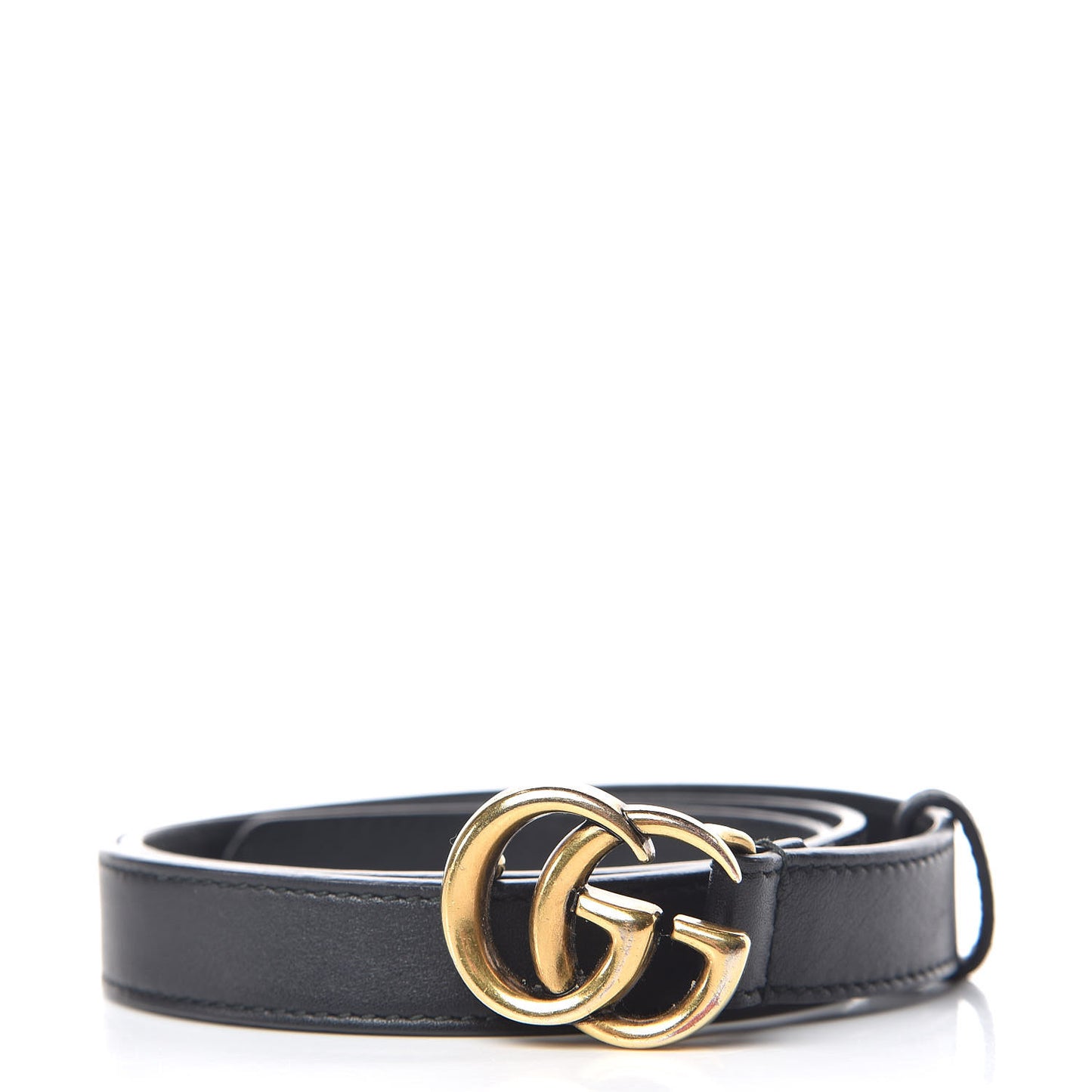 Calfskin Double G 20mm Belt 70 28 Black