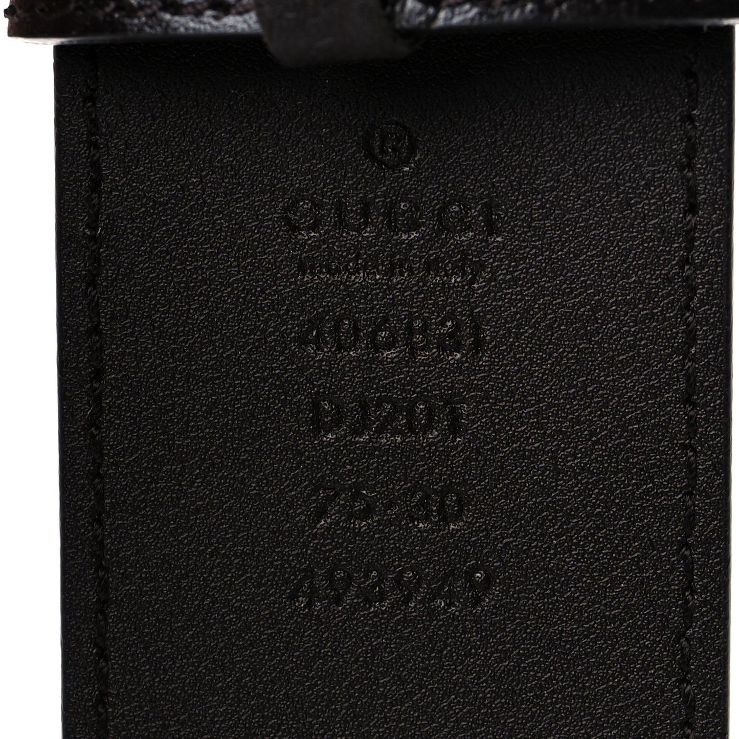 Calfskin Double G 40mm Belt 75 30 Dark Cocoa
