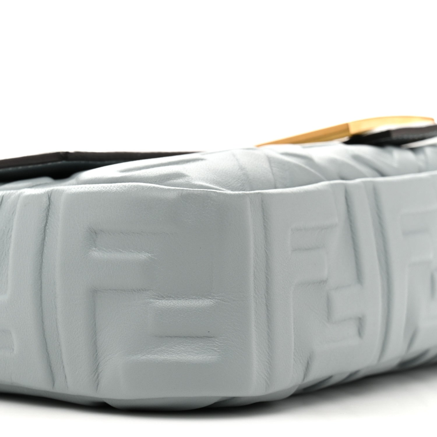 Fendi Nappa FF 1974 Embossed Baguette Anice 9 of 12