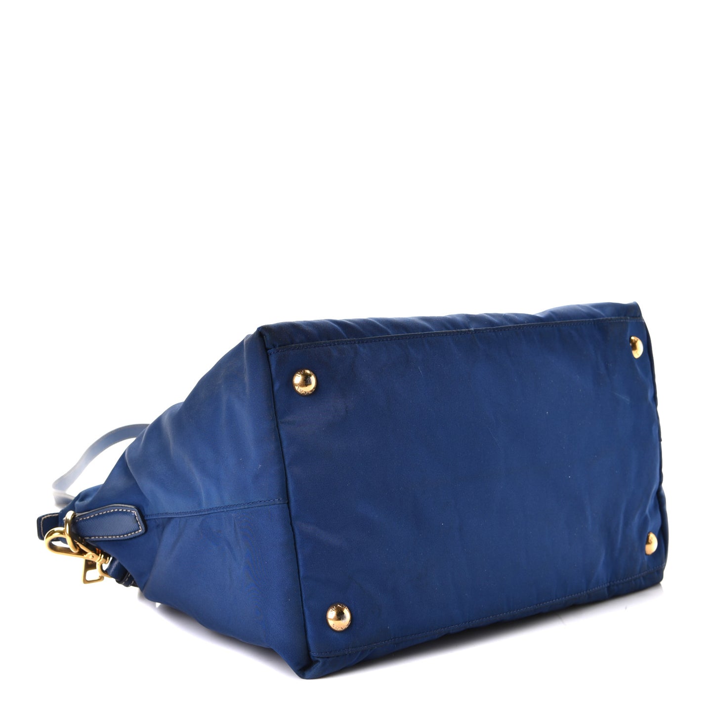 Tessuto Nylon Saffiano Tote Bluette