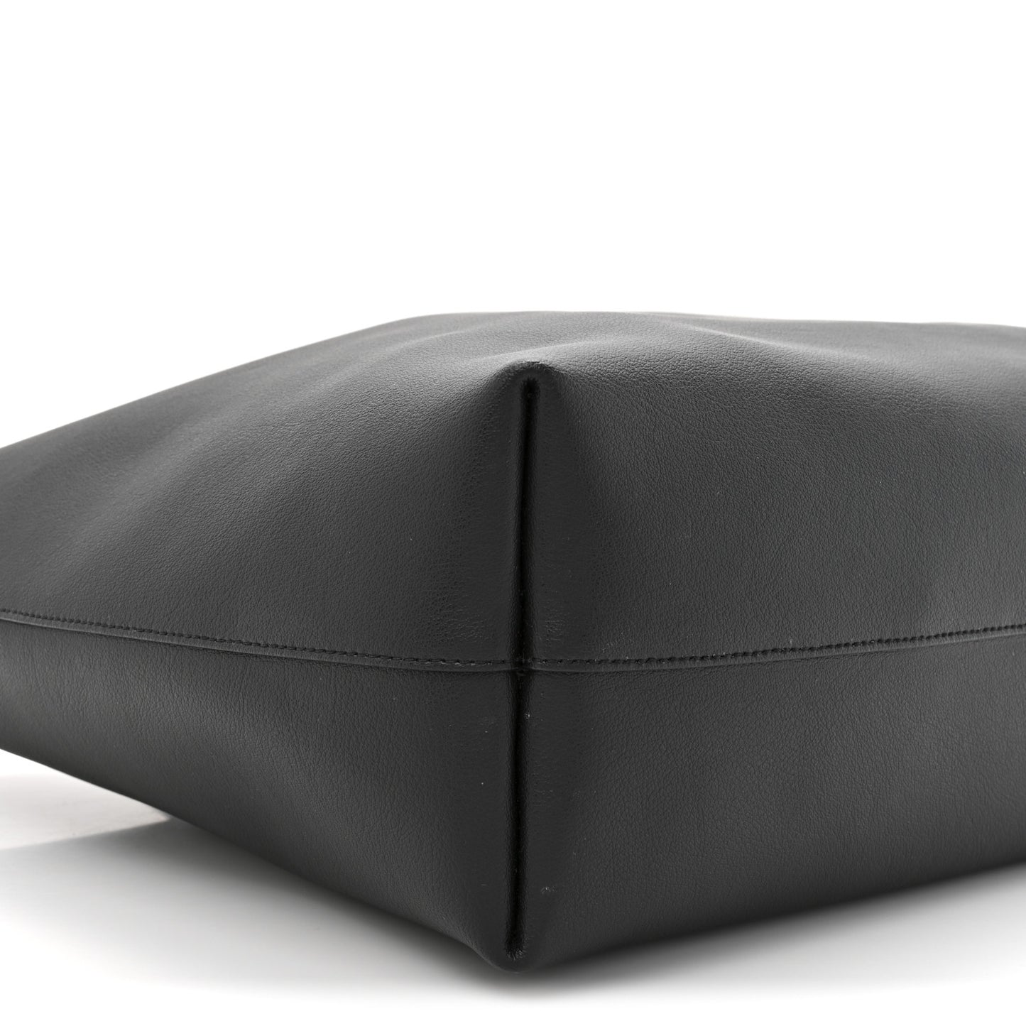 Calfskin Large Shopping Tote Black