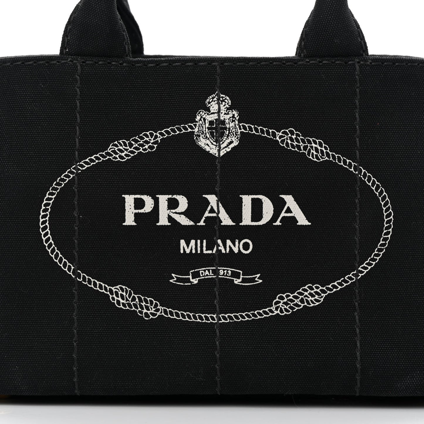 Canapa Small Logo Tote Black