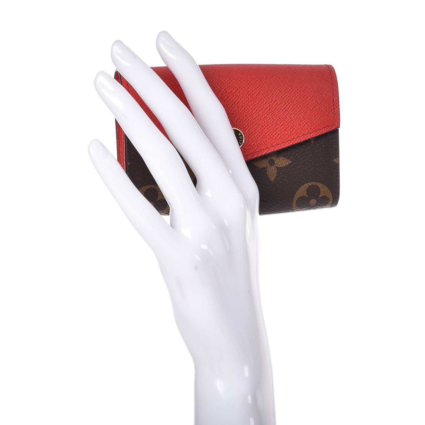 Monogram Sarah Multicartes Coquelicot