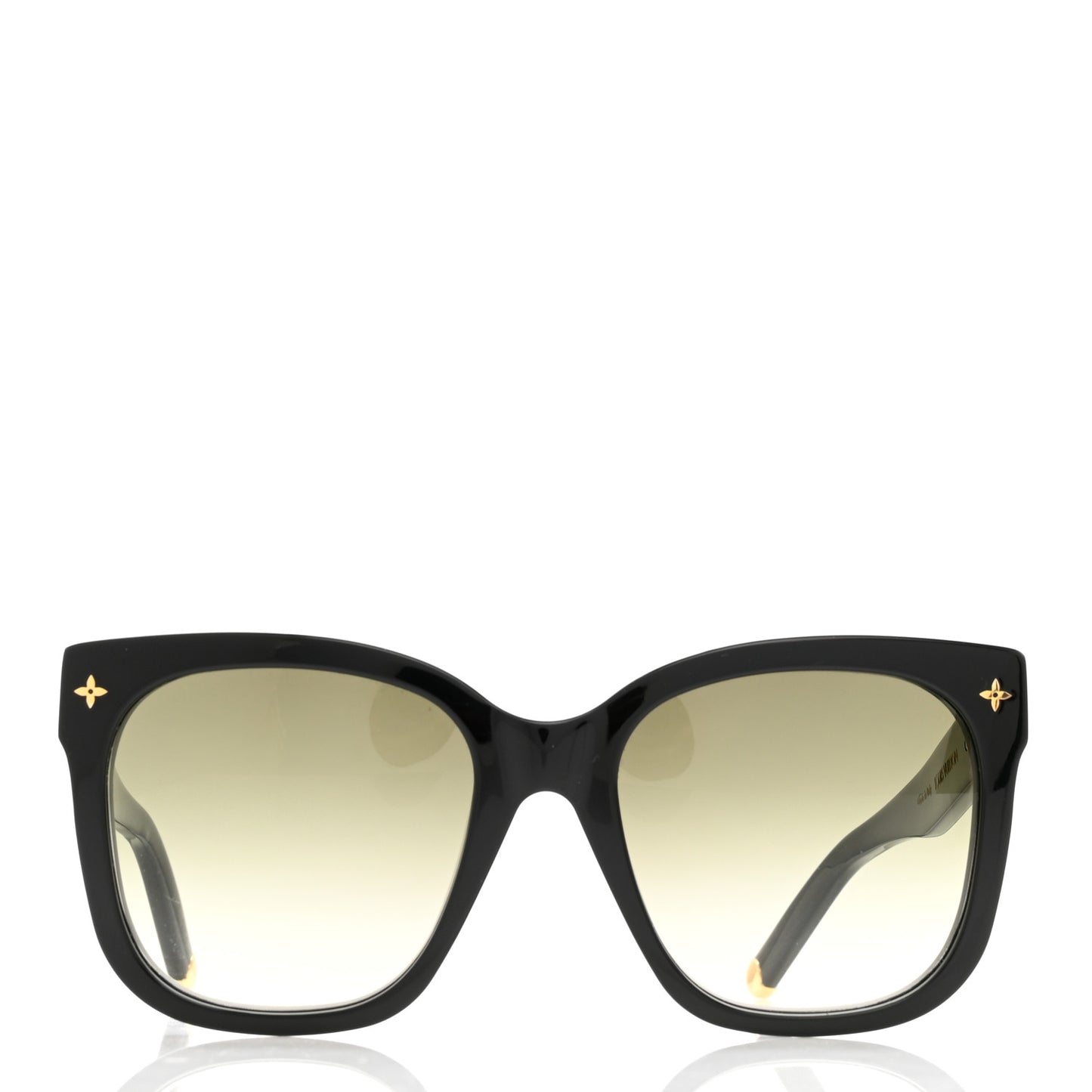 Acetate My Monogram Cat Eye Sunglasses Z1729W Black