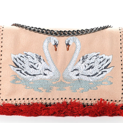 Stella McCartney Shaggy Deer Swan Embroidered Falabella Crossbody 8 of 13