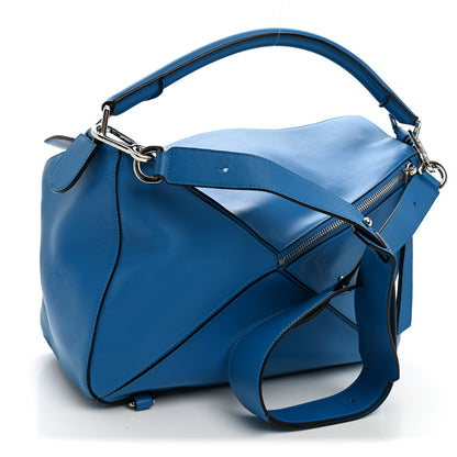 Loewe Calfskin Large Puzzle Bag Scuba Blue 3 of 10