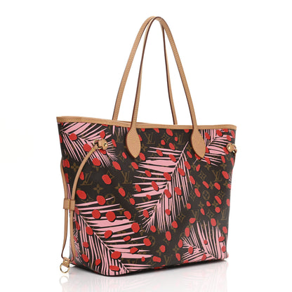 Louis Vuitton Monogram Jungle Dots Neo Neverfull MM Sugar Pink Poppy 3 of 10
