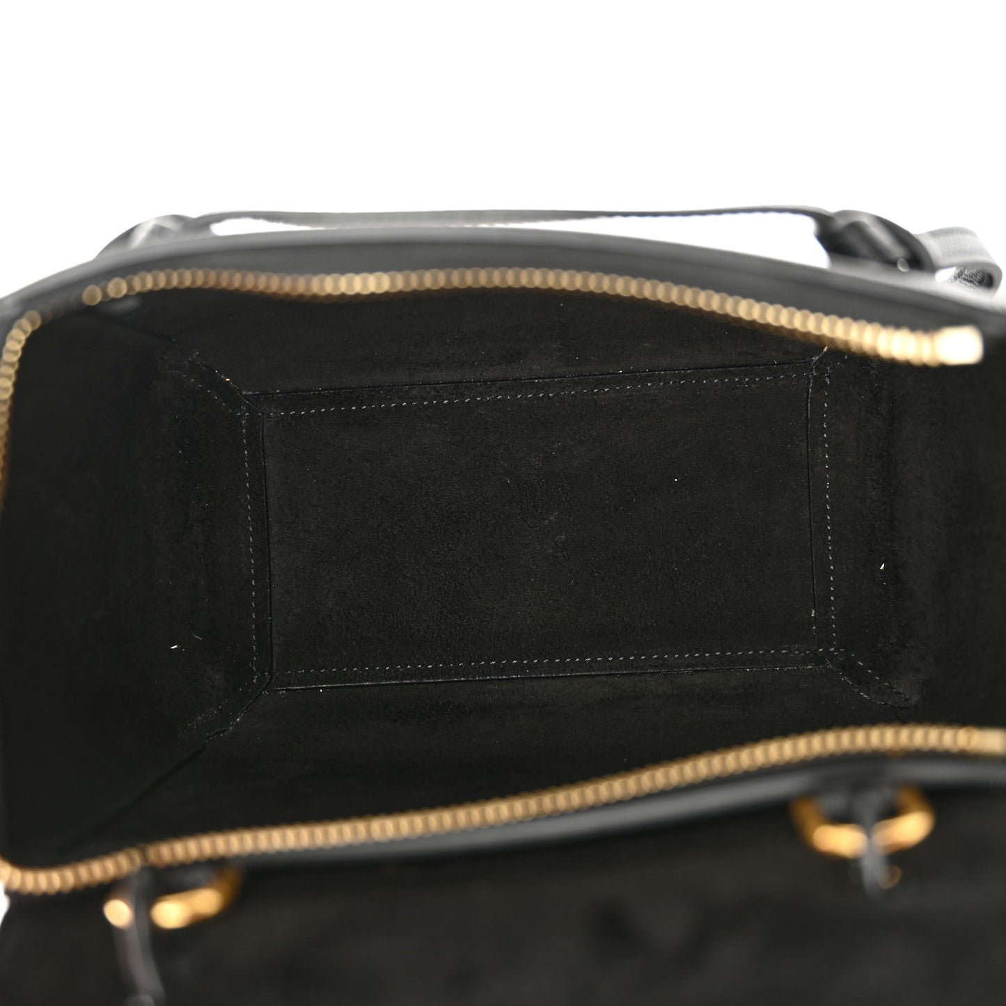 Grained Calfskin Nano Belt Bag Black