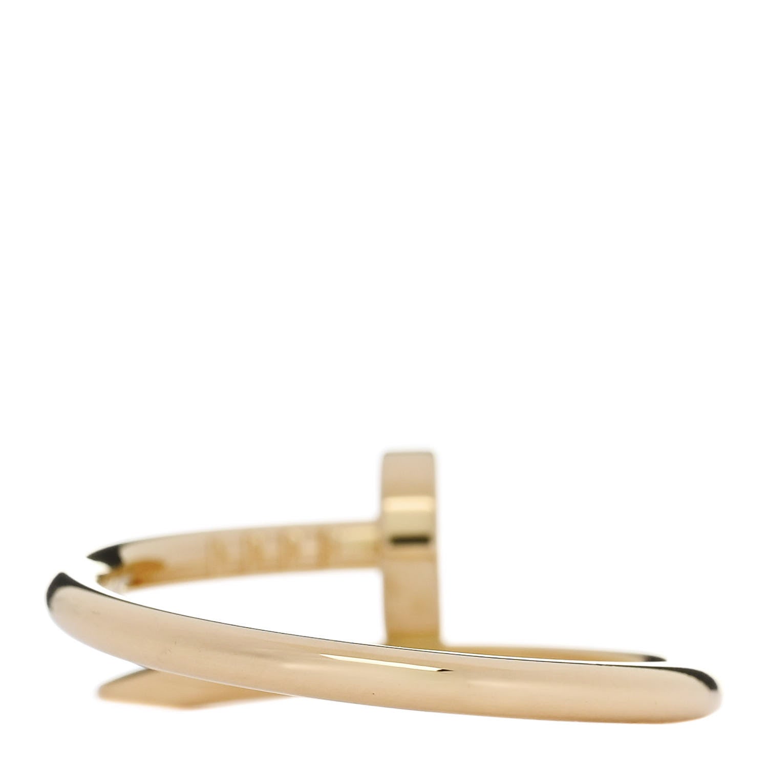 Cartier 18K Yellow Gold Small Juste Un Clou Ring 51 5.75 3 of 6