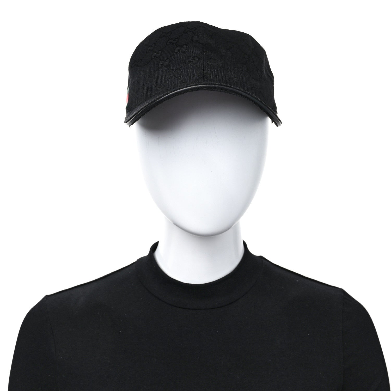 Gucci Monogram Web Baseball Hat M Black 2 of 8