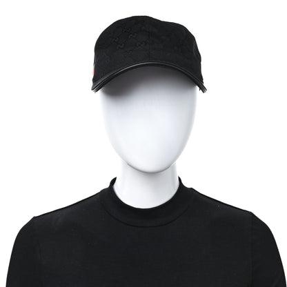 Gucci Monogram Web Baseball Hat M Black 2 of 8