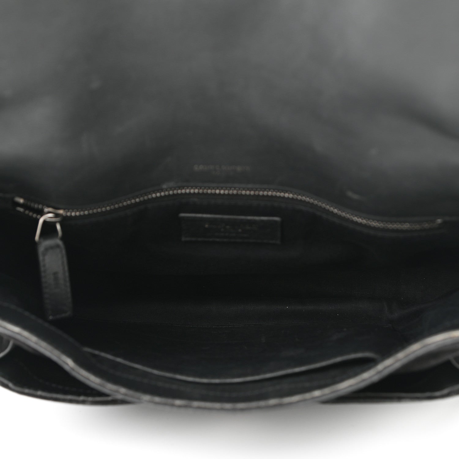 Saint Laurent Suede Monogram Medium Niki Chain Satchel Black 11 of 11