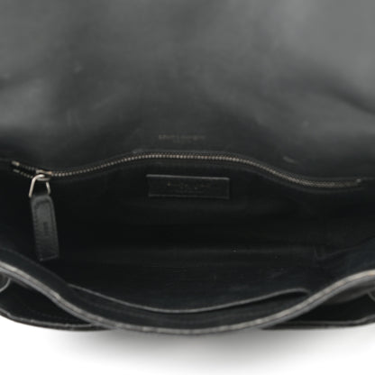 Saint Laurent Suede Monogram Medium Niki Chain Satchel Black 11 of 11