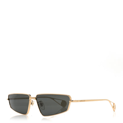 Gucci Metal Cat Eye Sunglasses GG0537S Gold 1 of 7