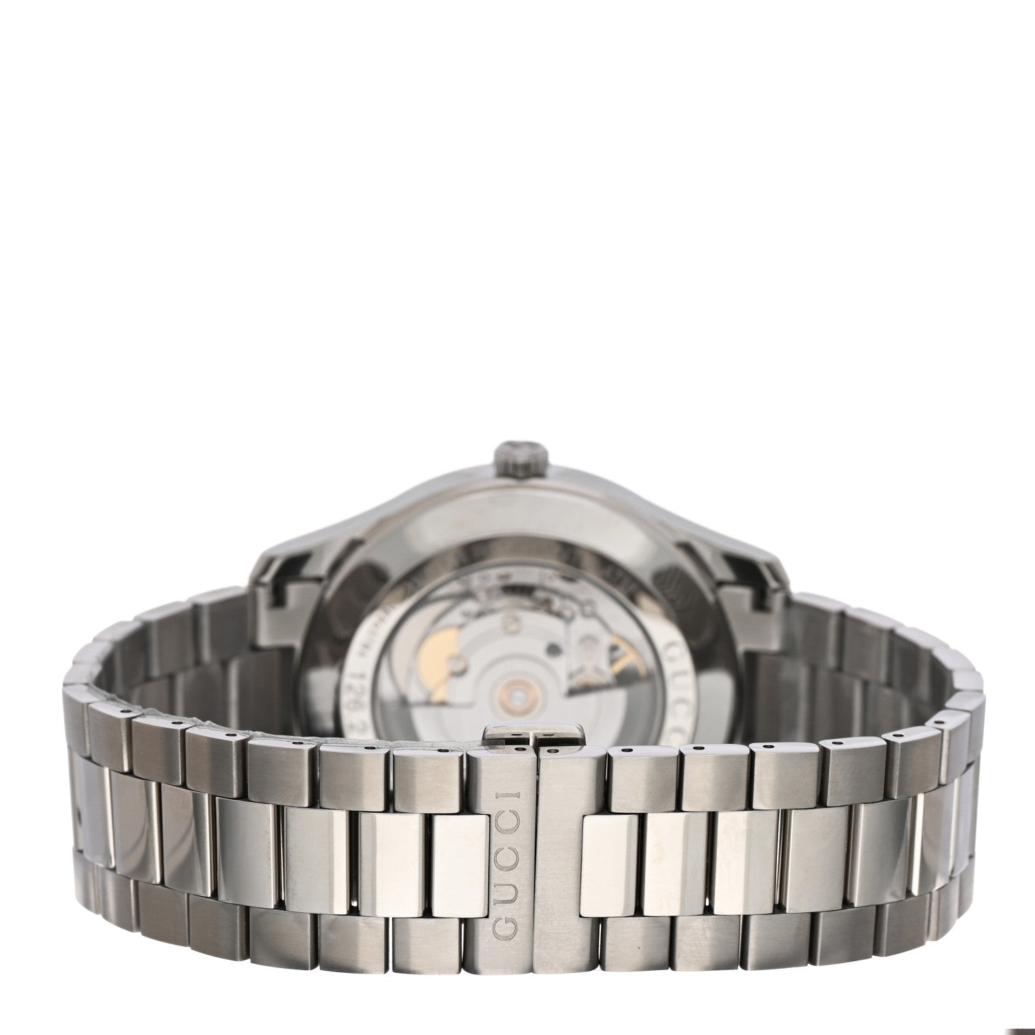 Gucci Stainless Steel 42mm Bee Automatic Watch Champagne 3 of 4