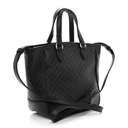 Gucci Microguccissima Small Bree Tote Black 3 of 12