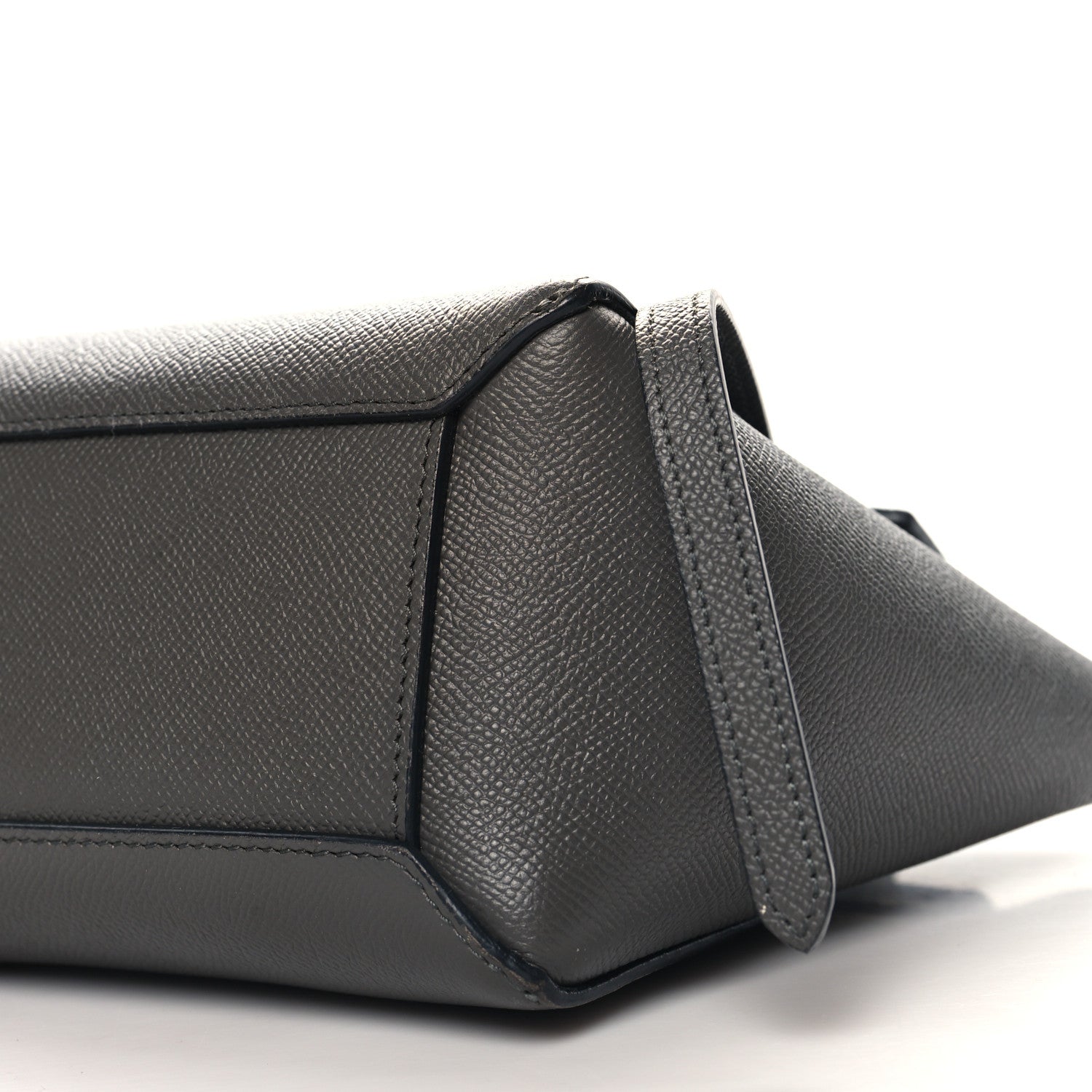 Celine Grained Calfskin Nano Belt Bag Grey 9 of 10