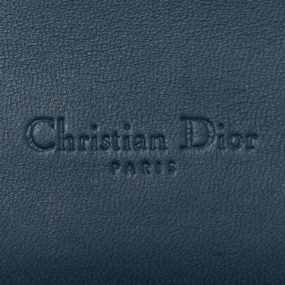 Christian Dior Alligator Lady Dior Pouch Blue 8 of 11