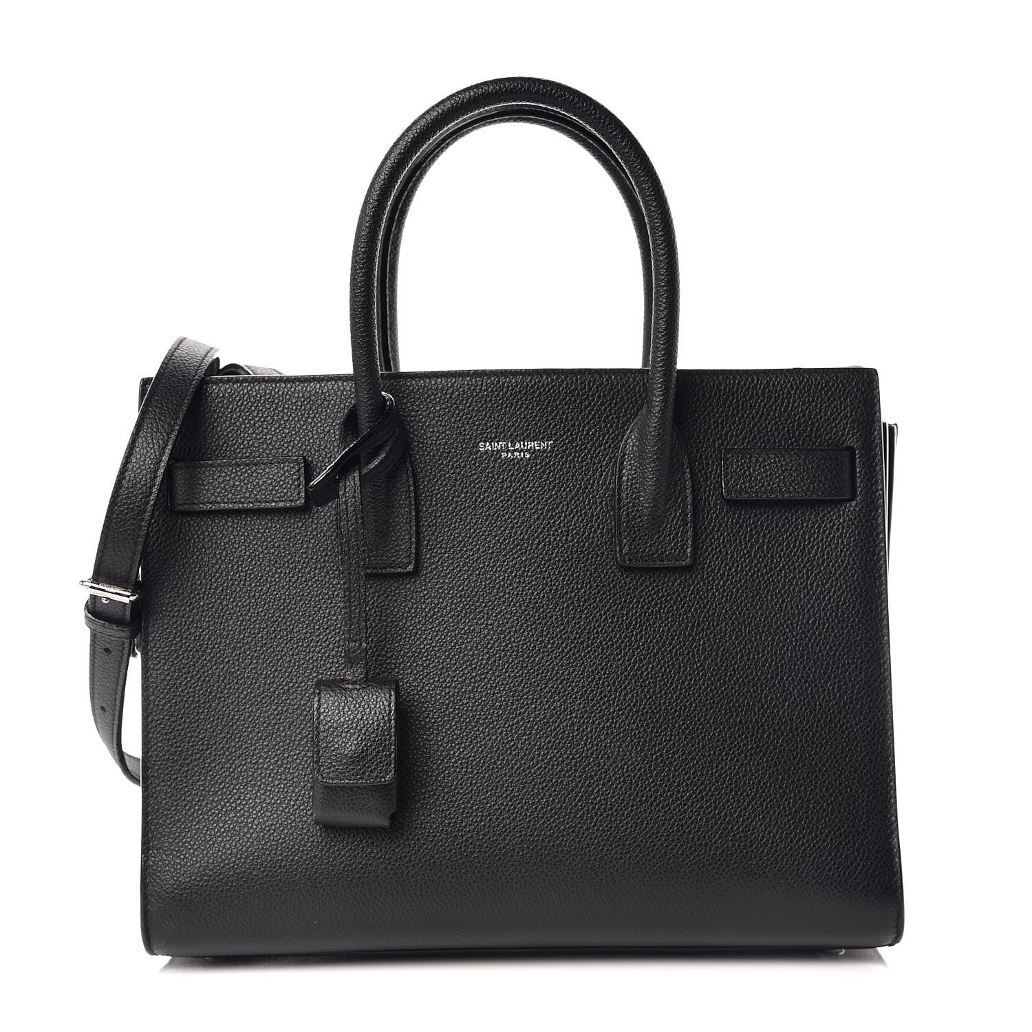 Saint Laurent Grained Calfskin Baby Sac De Jour Black 1 of 11