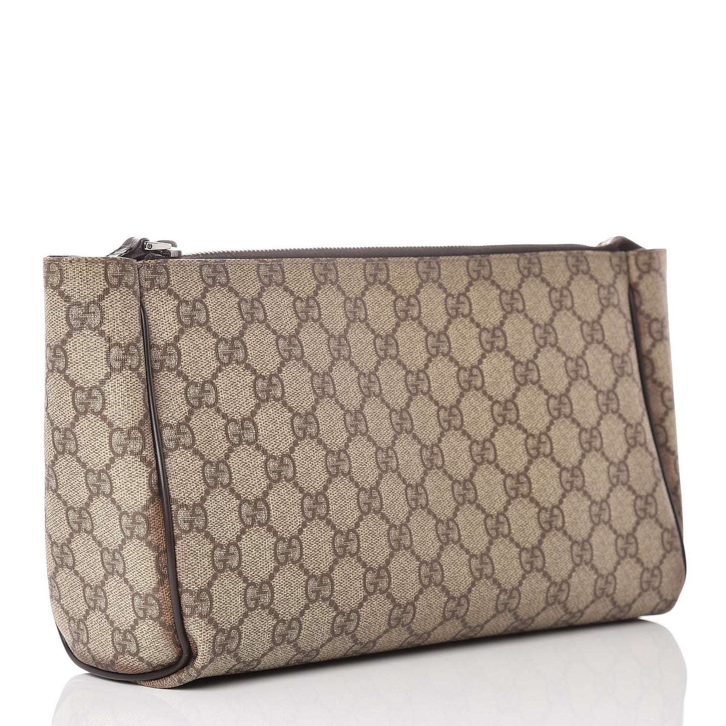GG Plus Monogram Toiletry Case Brown