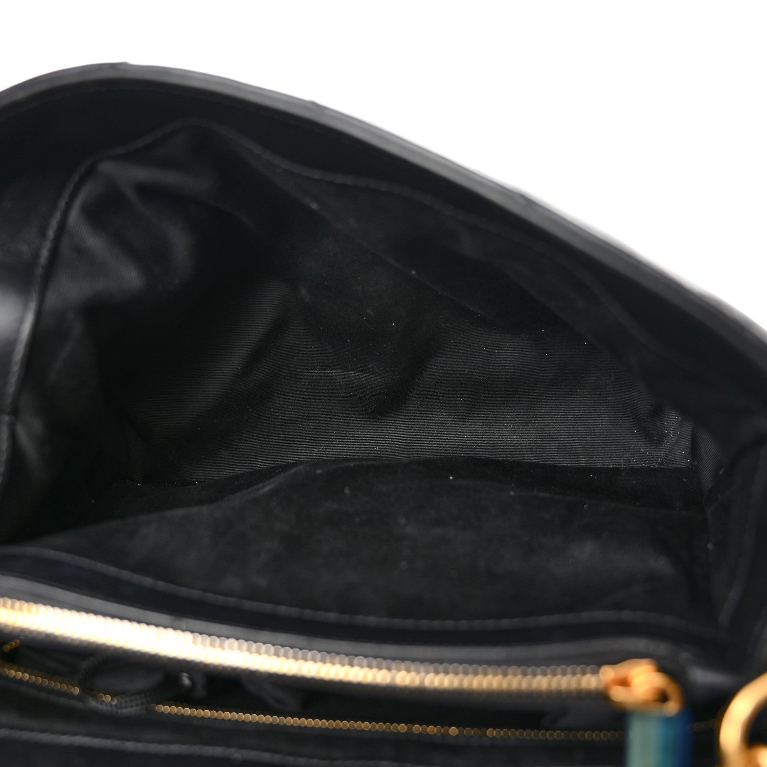Saint Laurent Calfskin Y Quilted Monogram Medium Loulou Chain Satchel Black 5 of 12