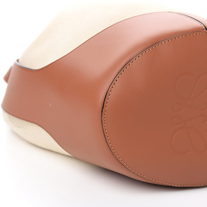 Loewe Canvas Calfskin Balloon Bucket Bag Ecru Tan 6 of 7