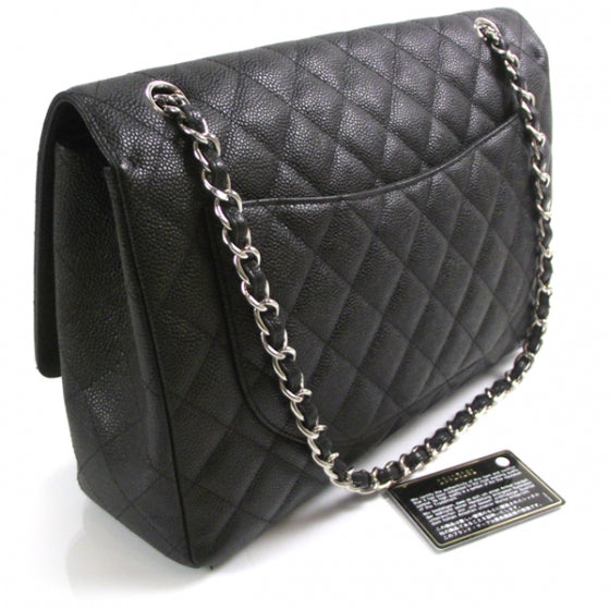 Chanel Caviar Maxi Flap Black 3 of 12