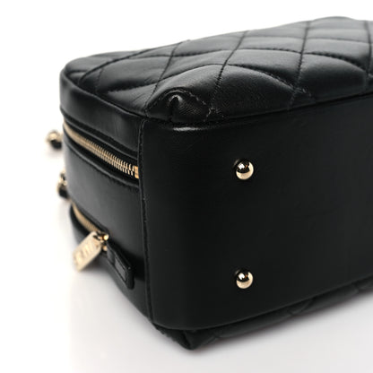 Chanel Lambskin Quilted Small Trendy CC Bowling Bag Black 10 of 11