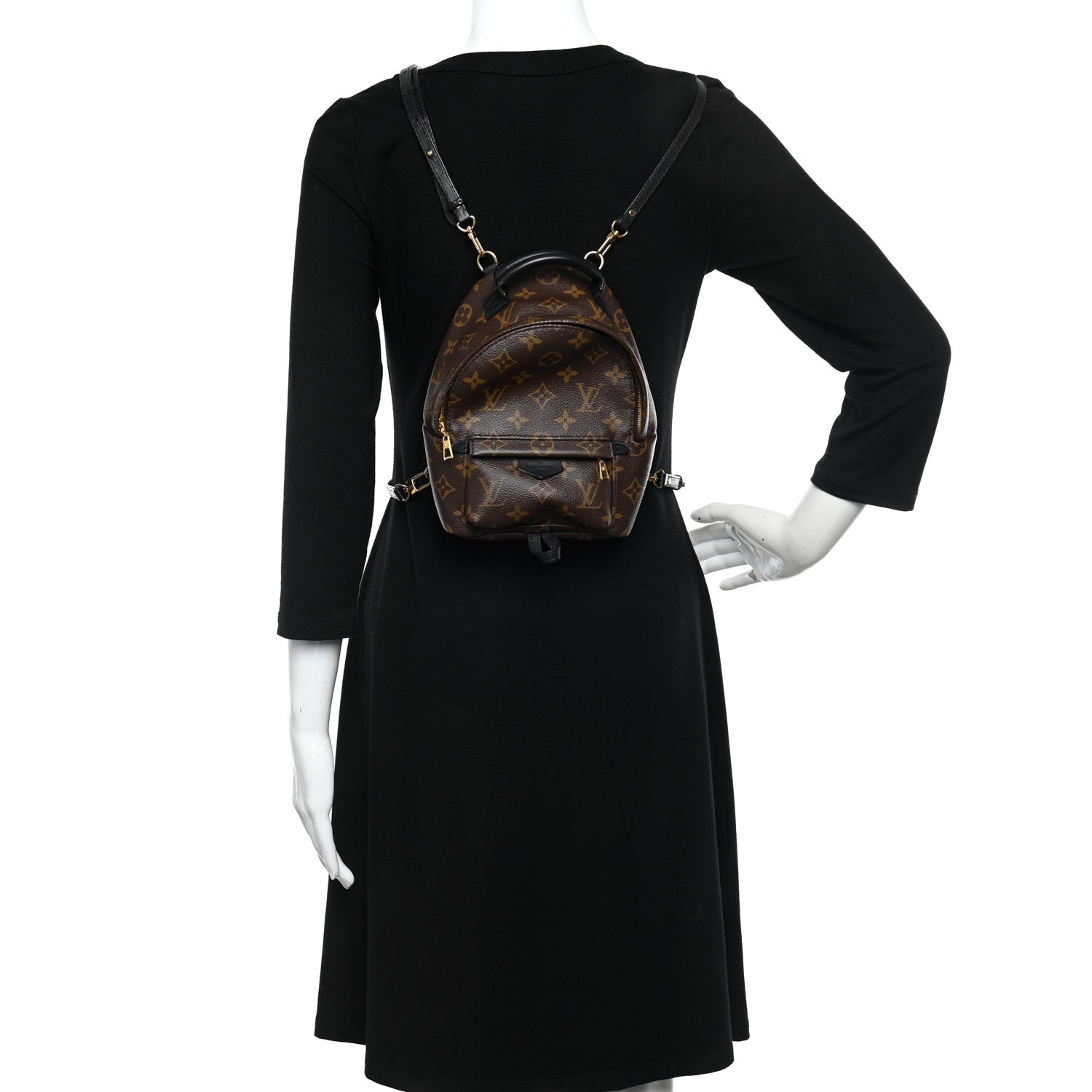 Louis Vuitton Monogram Palm Springs Backpack Mini 3 of 11