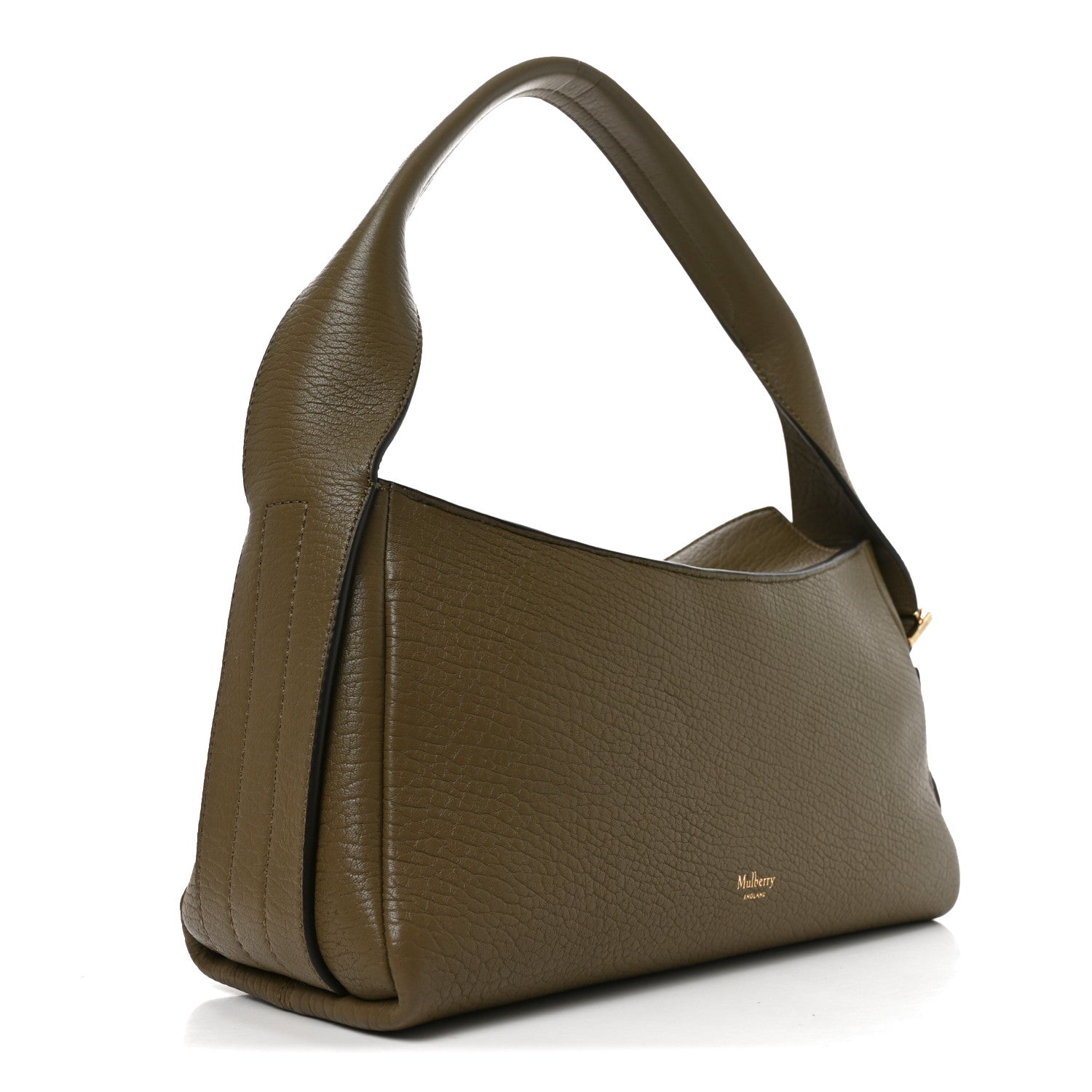 Mulberry Natural Grain Calfskin Maggie Shoulder Bag Linen Green 3 of 9