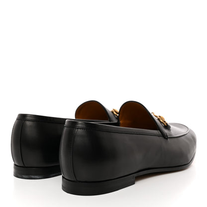 Gucci Calfskin Horsebit Mens Jordaan Loafers 9.5 Black 4 of 11