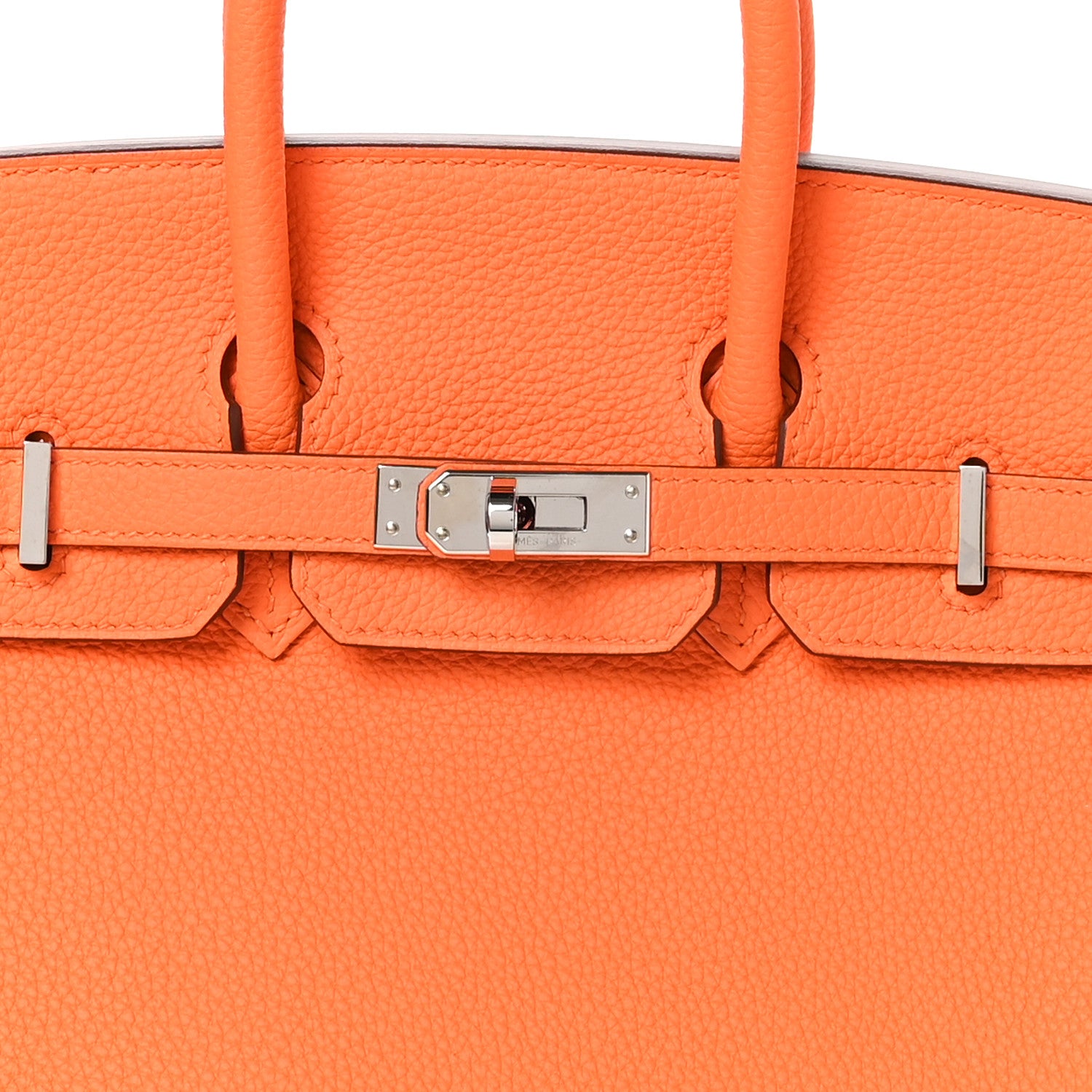 Hermes Togo Birkin 25 Orange Minium 8 of 10