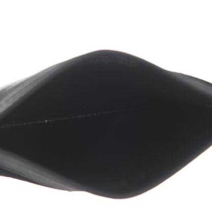 Saint Laurent Grain De Poudre Matelasse Chevron Monogram Credit Card Case Black 5 of 8