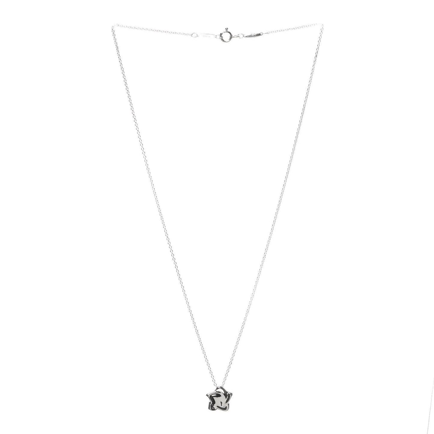 Sterling Silver Elsa Peretti Star Pendant Necklace