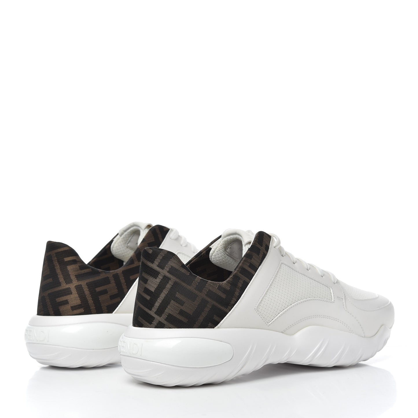 Vitello Technical Mesh FF Mens Sneakers 12 Ultra White Maya Black