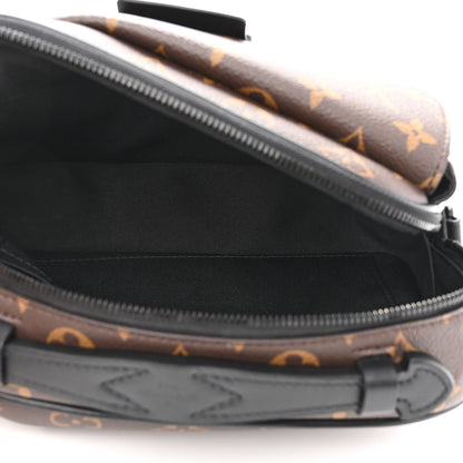 Louis Vuitton Monogram Macassar S Lock Messenger 5 of 10