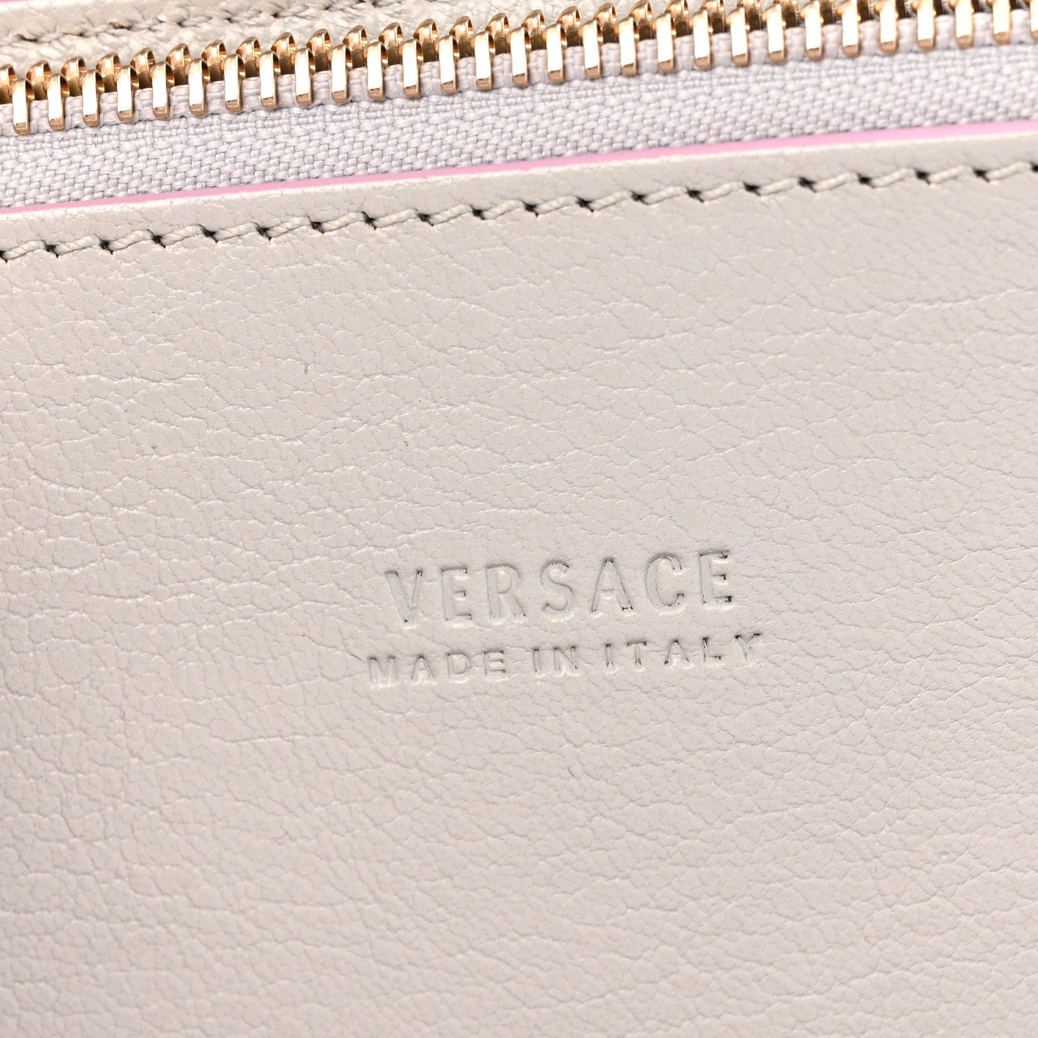 Versace Suede Nappa Goatskin Signature Bag Multicolor 6 of 14