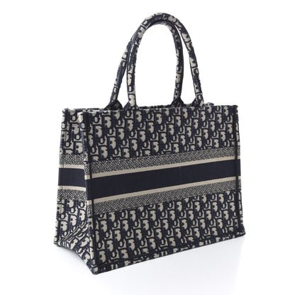 Christian Dior Oblique Medium Book Tote Blue Multicolor 3 of 10