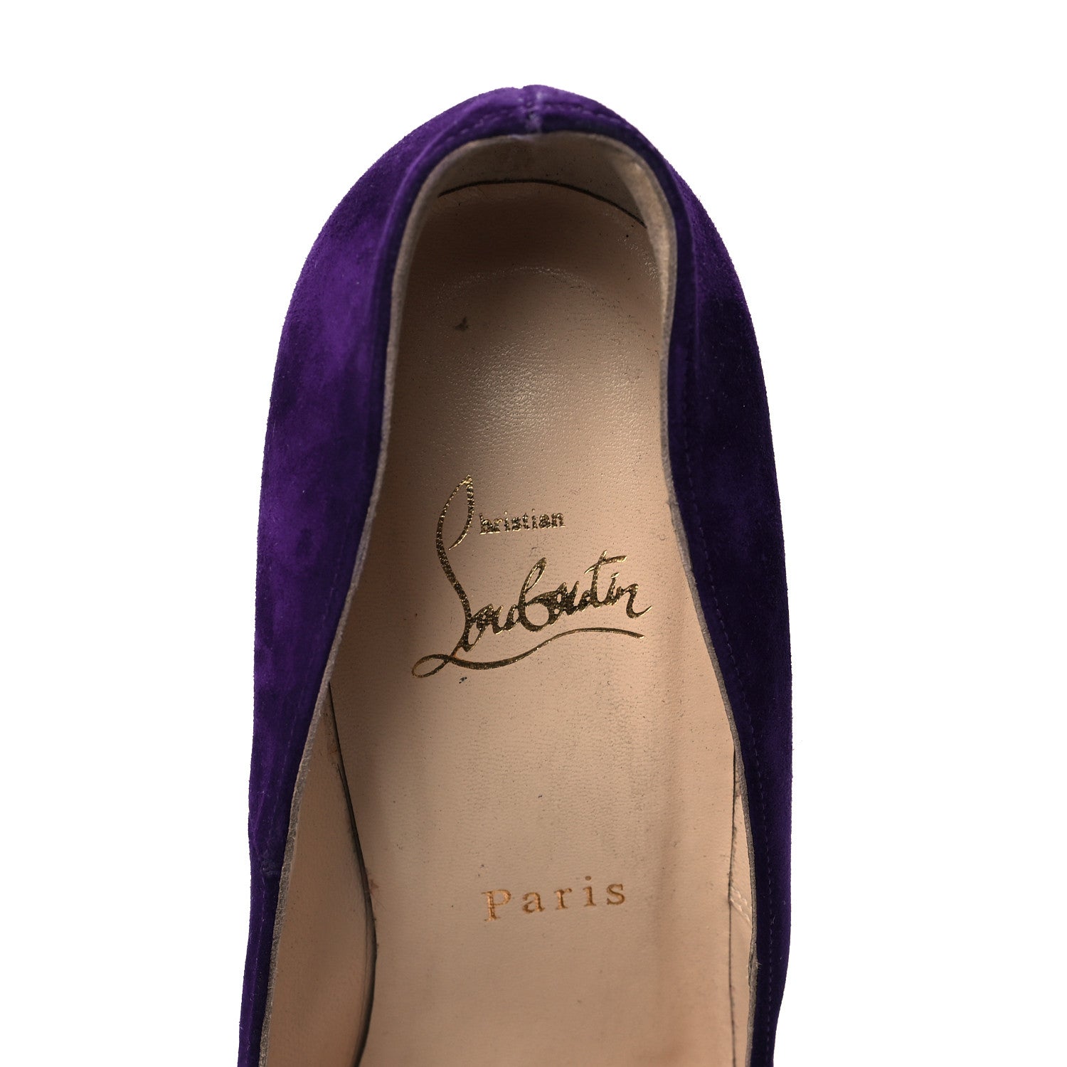 Christian Louboutin Suede Daffodile 160 Pumps 40 Violet 7 of 10