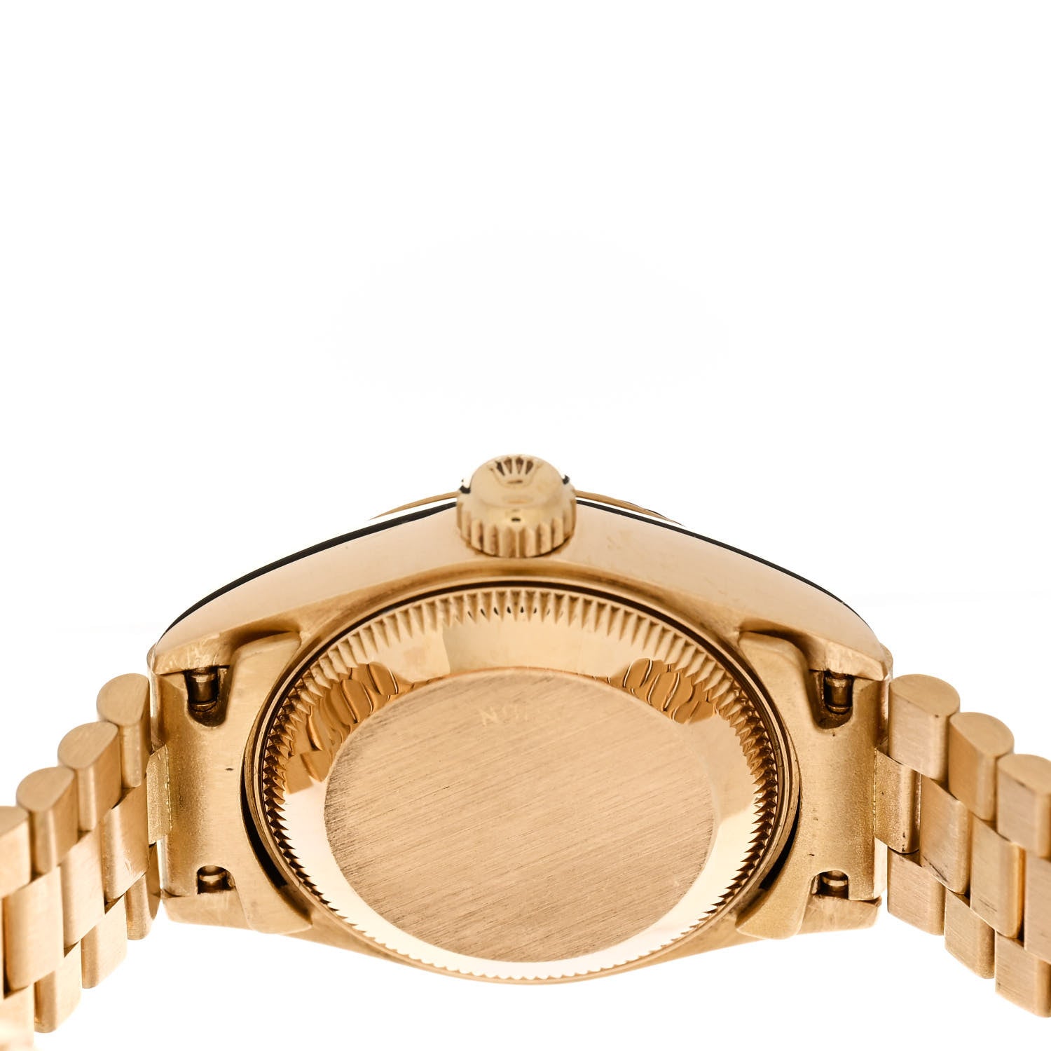 Rolex 18K Yellow Gold Diamond 26mm Datejust President Watch Champagne 69178 4 of 4