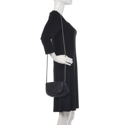 Chanel Caviar Half Moon Wallet On Chain WOC Black 2 of 11