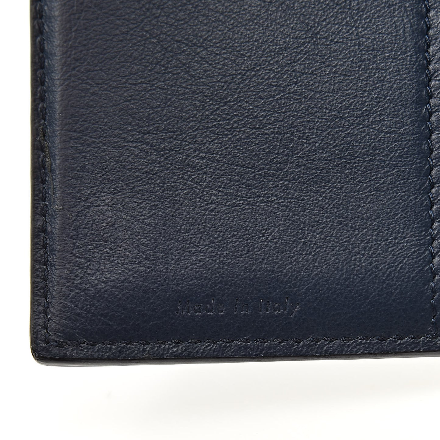 Smooth Lambskin Small Frame Multifunction Wallet Steel Blue Plum