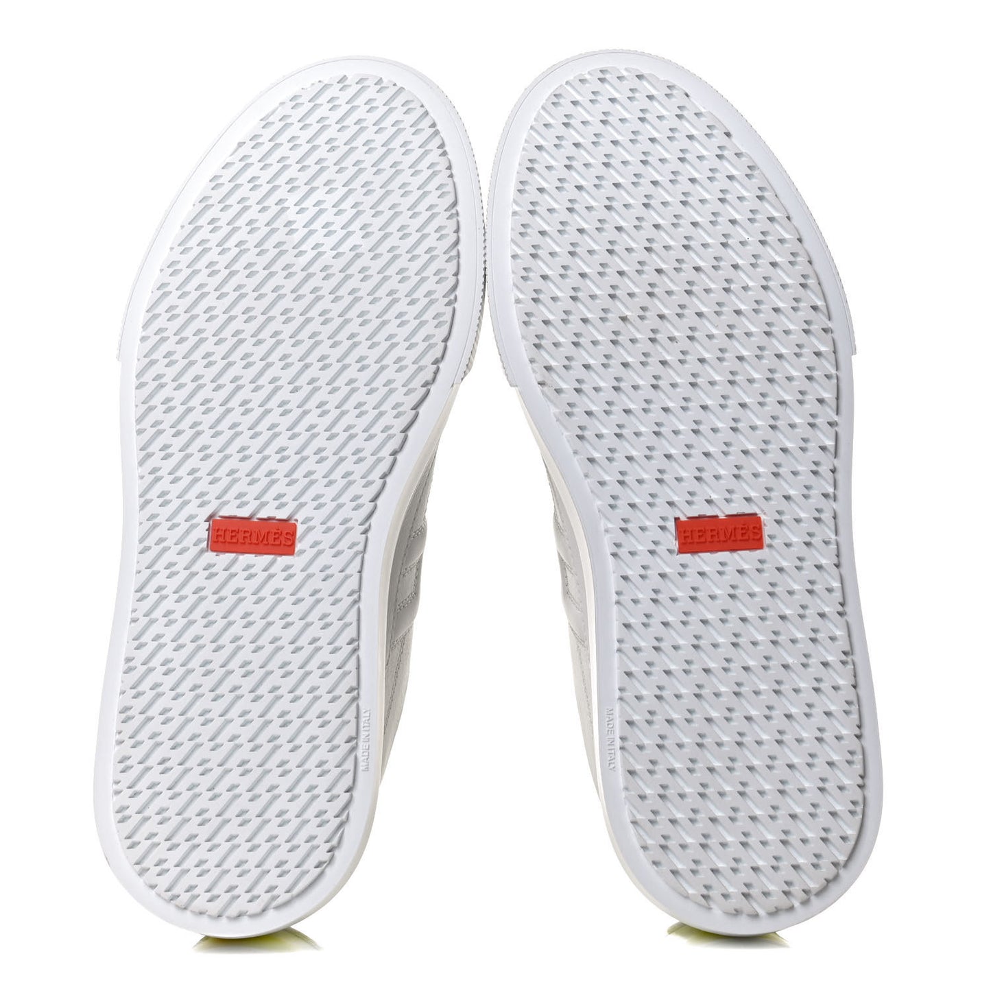 Calfskin Deep Sneakers 37 White Yellow