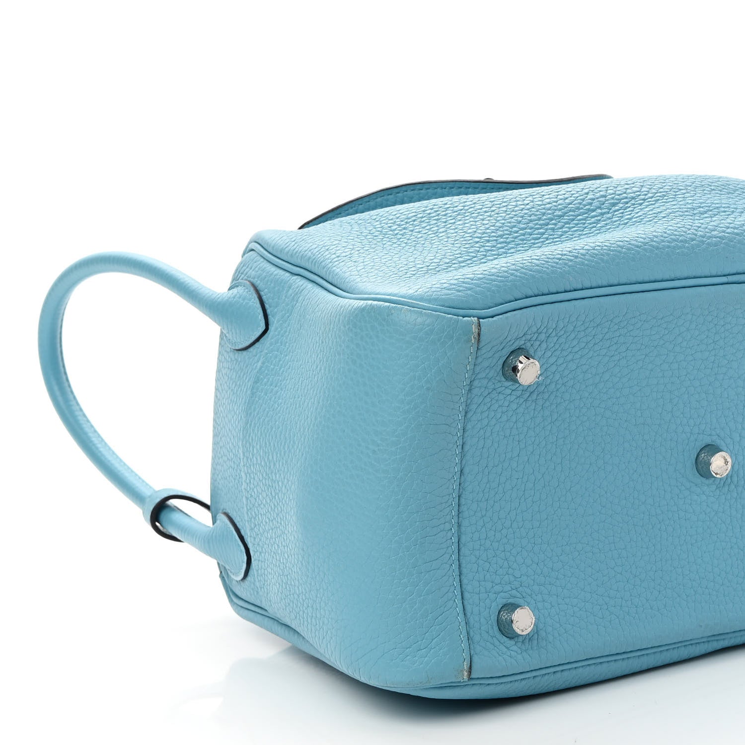 Hermes Taurillon Clemence Lindy 26 Bleu Du Nord 8 of 11