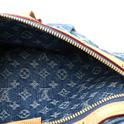 Louis Vuitton Monogram Denim High Rise Bumbag Blue 5 of 9